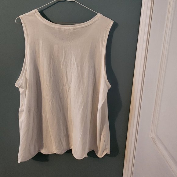 Reitmans White Sleeveless Top, Size XXL, NWT - Picture 2 of 6